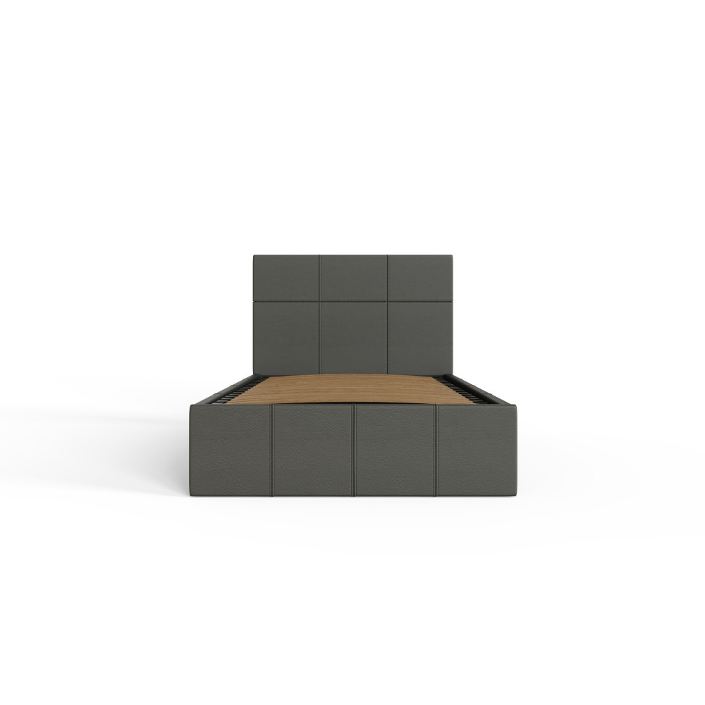 Marikina Grey PU 3' End Lift Ottoman Single Bed