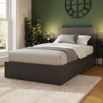 Marikina Grey 3' End Lift Ottoman Single Bed