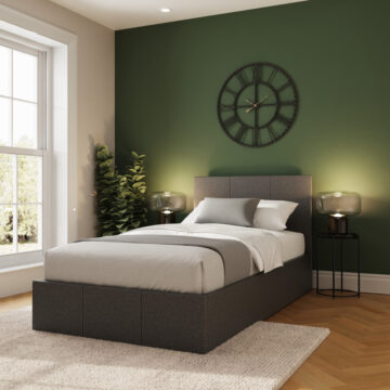 Marikina Grey 3' End Lift Ottoman Single Bed
