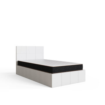 Marikina White 3′ End Lift Ottoman Single Bed