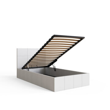 Marikina White 3′ End Lift Ottoman Single Bed