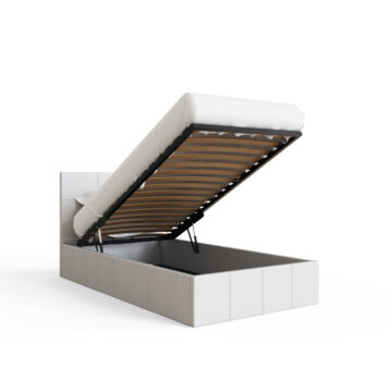 Marikina White 3′ End Lift Ottoman Single Bed