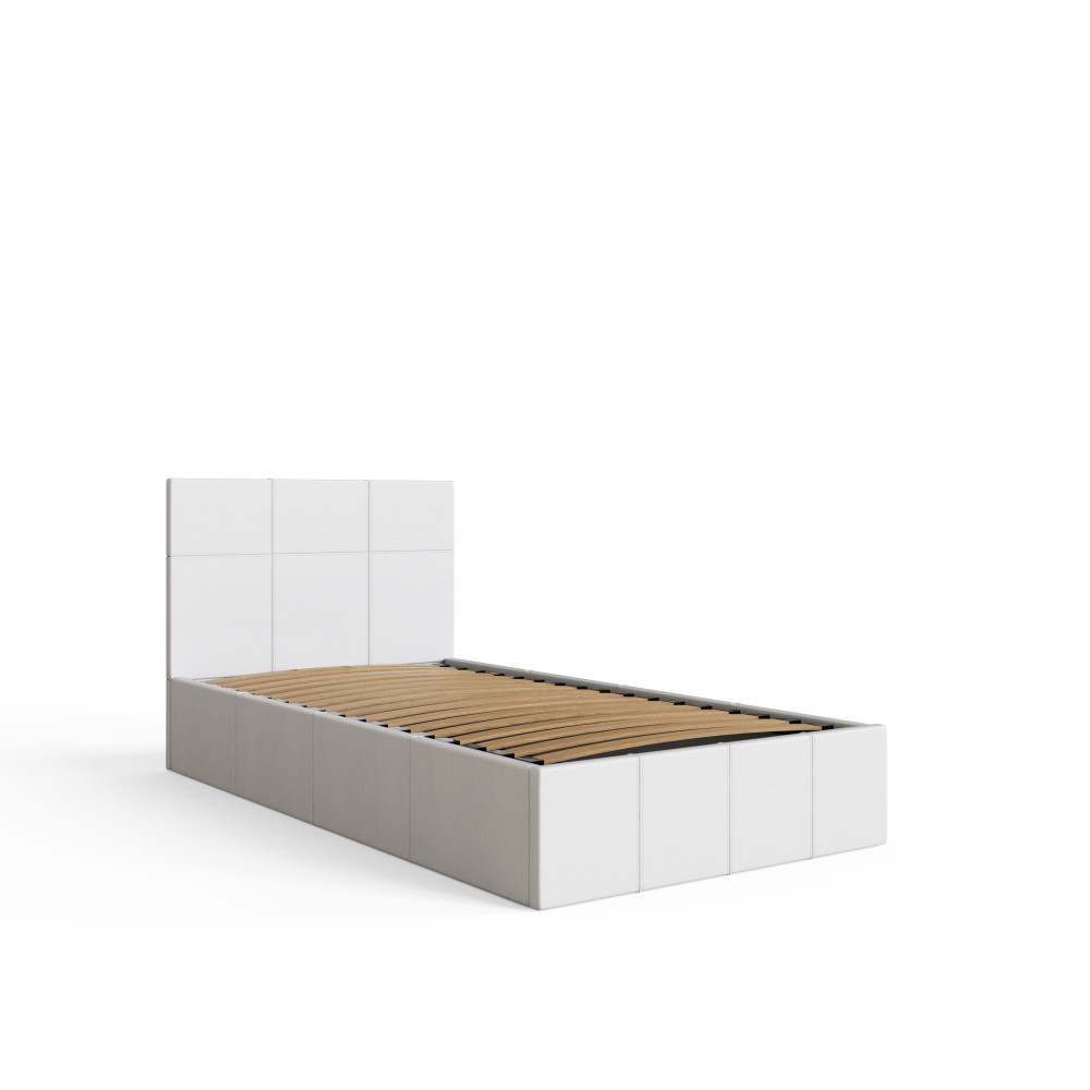Marikina White 3' End Lift Ottoman Single Bed