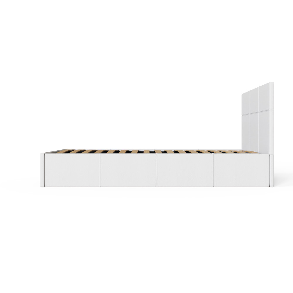 Marikina White 3' End Lift Ottoman Single Bed