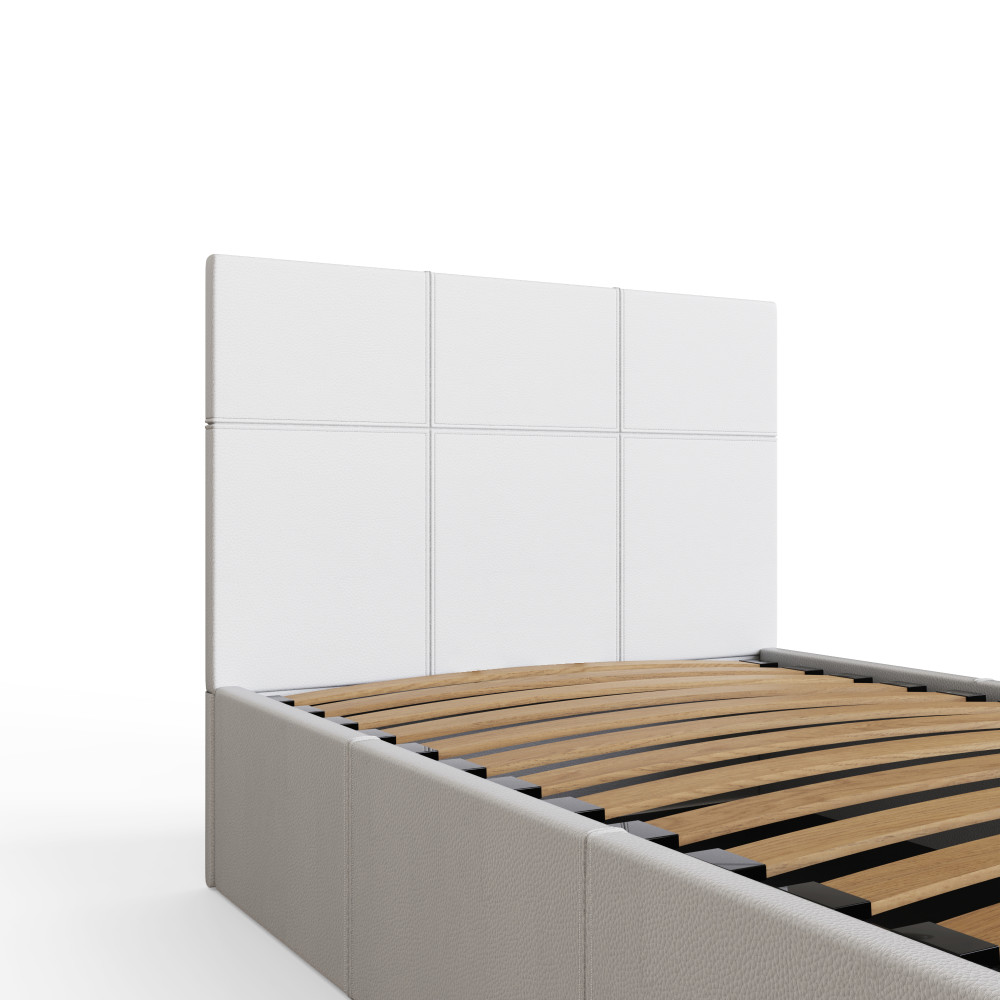 Marikina White 3' End Lift Ottoman Single Bed