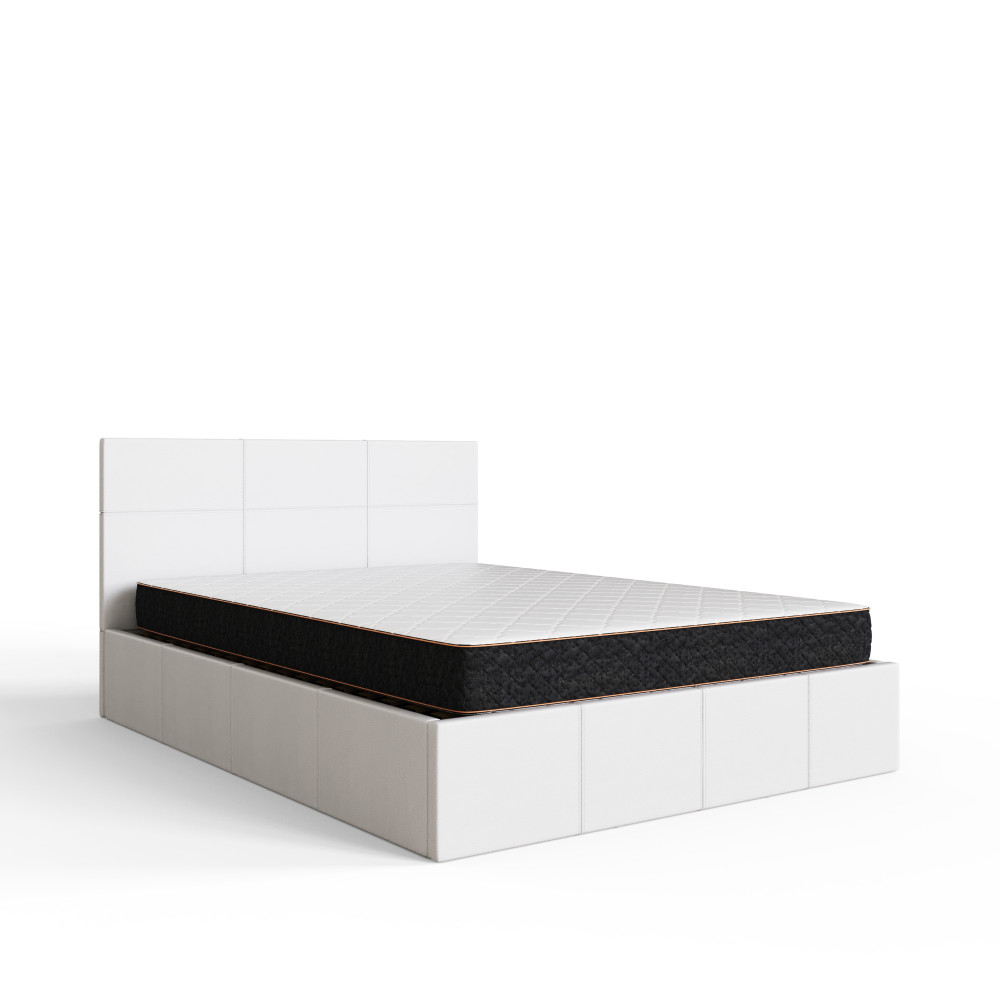 Marikina White 4' End Lift Small Double Ottoman Bed