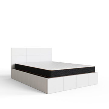 Marikina White 4′ End Lift Small Double Ottoman Bed