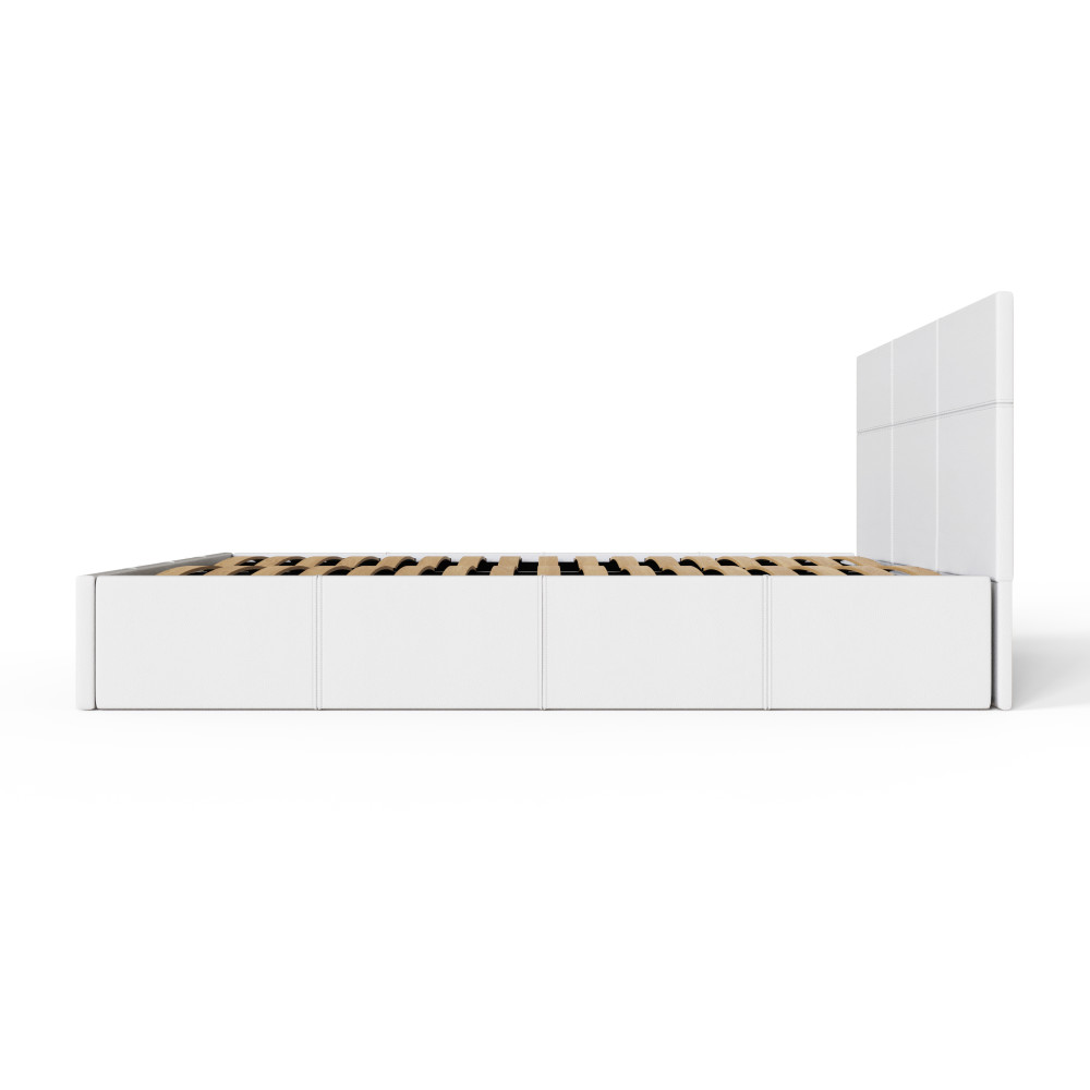 Marikina White 4' End Lift Small Double Ottoman Bed