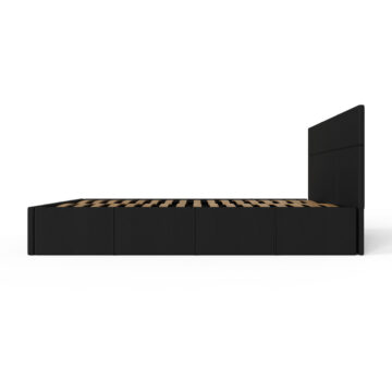 Marikina Black 4’6 End Lift Ottoman Double Bed