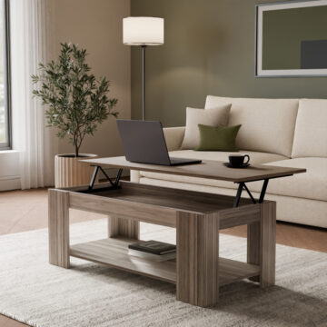 Shetland Lift Up Coffee Table | Walnut Finish