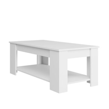 Shetland White Lift Up Coffee Table