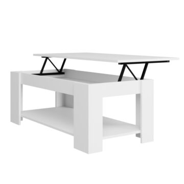 Shetland White Lift Up Coffee Table