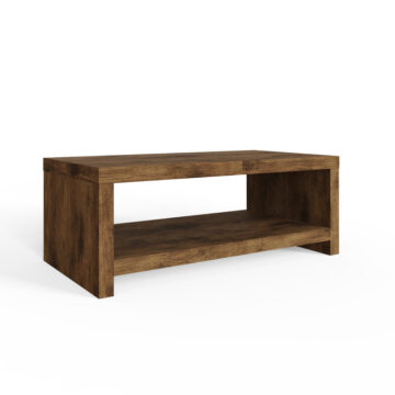 Maluku Coffee Table with Shelf | Mango Finish