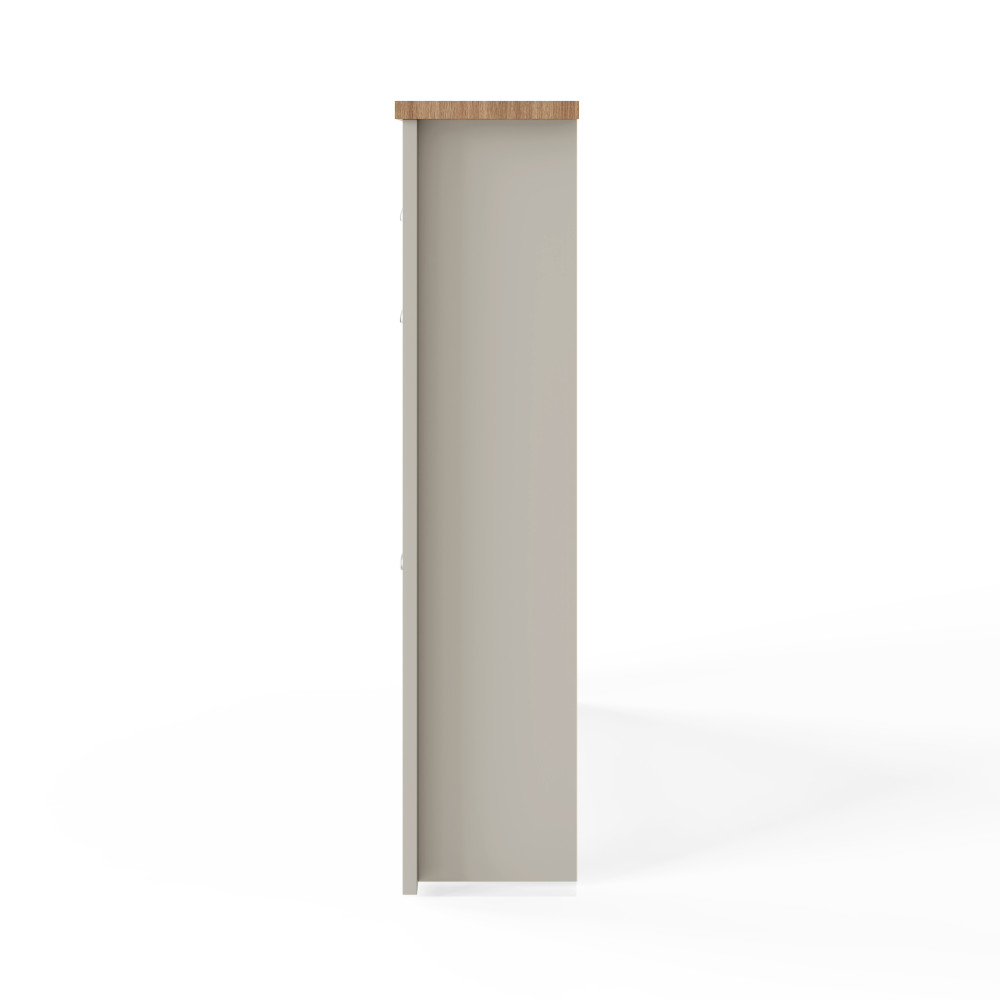 Fife Grey 2 Door Shoe Cabinet with Drawer