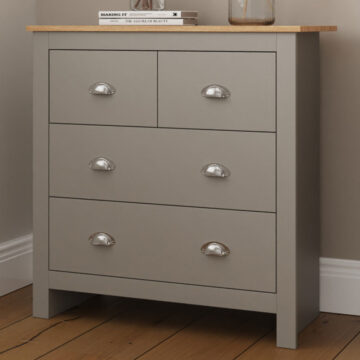 Fife Grey 2 Over 2 Chest of Drawers