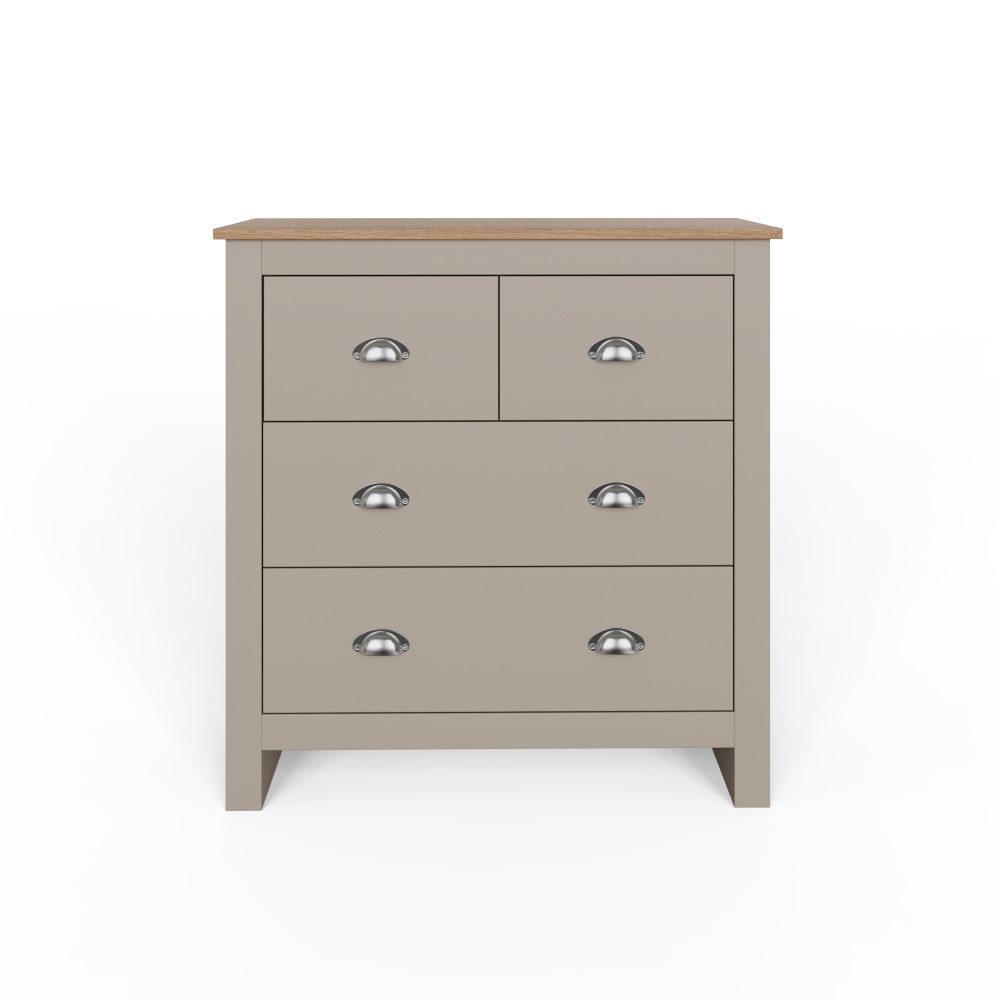 Fife Grey 2 Over 2 Chest of Drawers