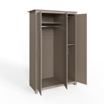 Fife Grey 4 Piece Bedroom Furniture Set Wardrobe Chest & Bedsides