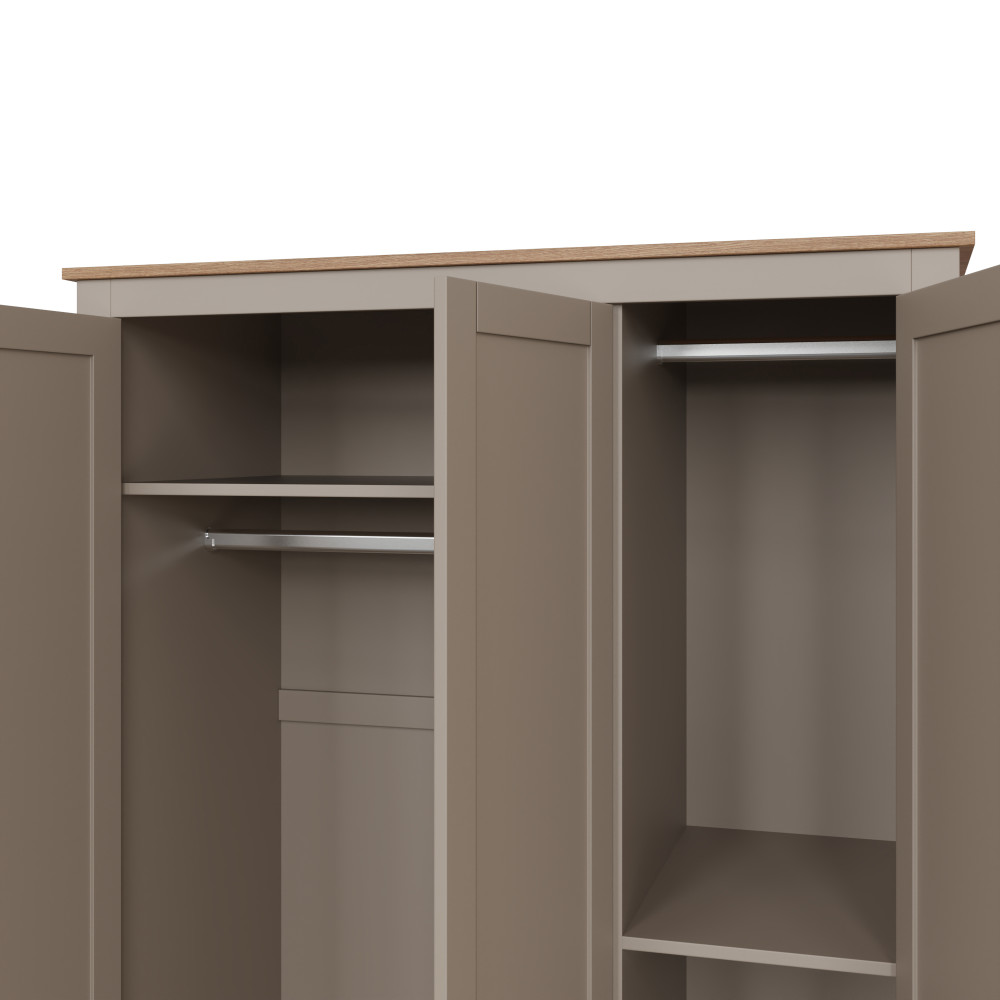 Fife Grey 4 Piece Bedroom Furniture Set Wardrobe Chest & Bedsides