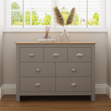 Fife Grey 3 Over 4 Merchants Chest
