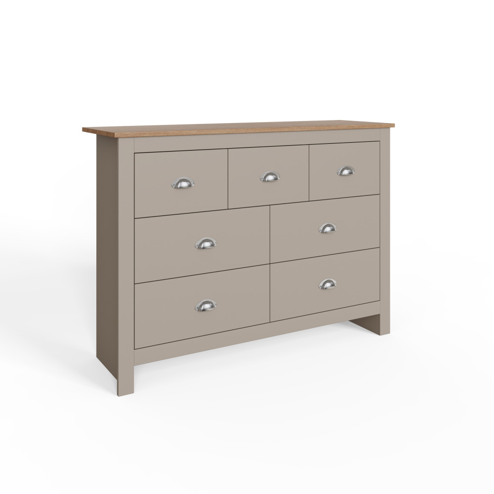 Fife Grey 3 Over 4 Merchants Chest