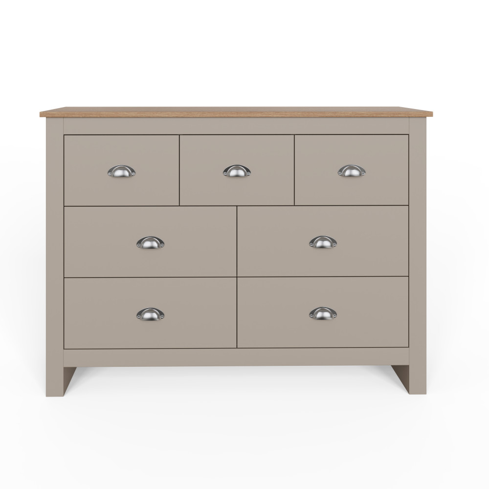 Fife Grey 3 Over 4 Merchants Chest