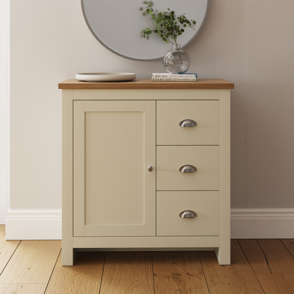Fife Cream 1 Door Multi Unit with Drawers