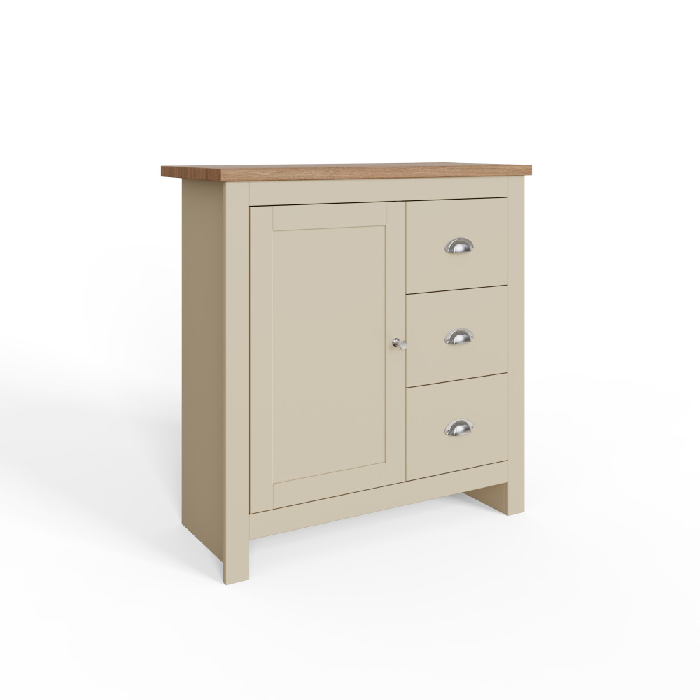Fife Cream 1 Door Multi Unit with Drawers
