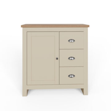 Fife Cream 1 Door Multi Unit with Drawers