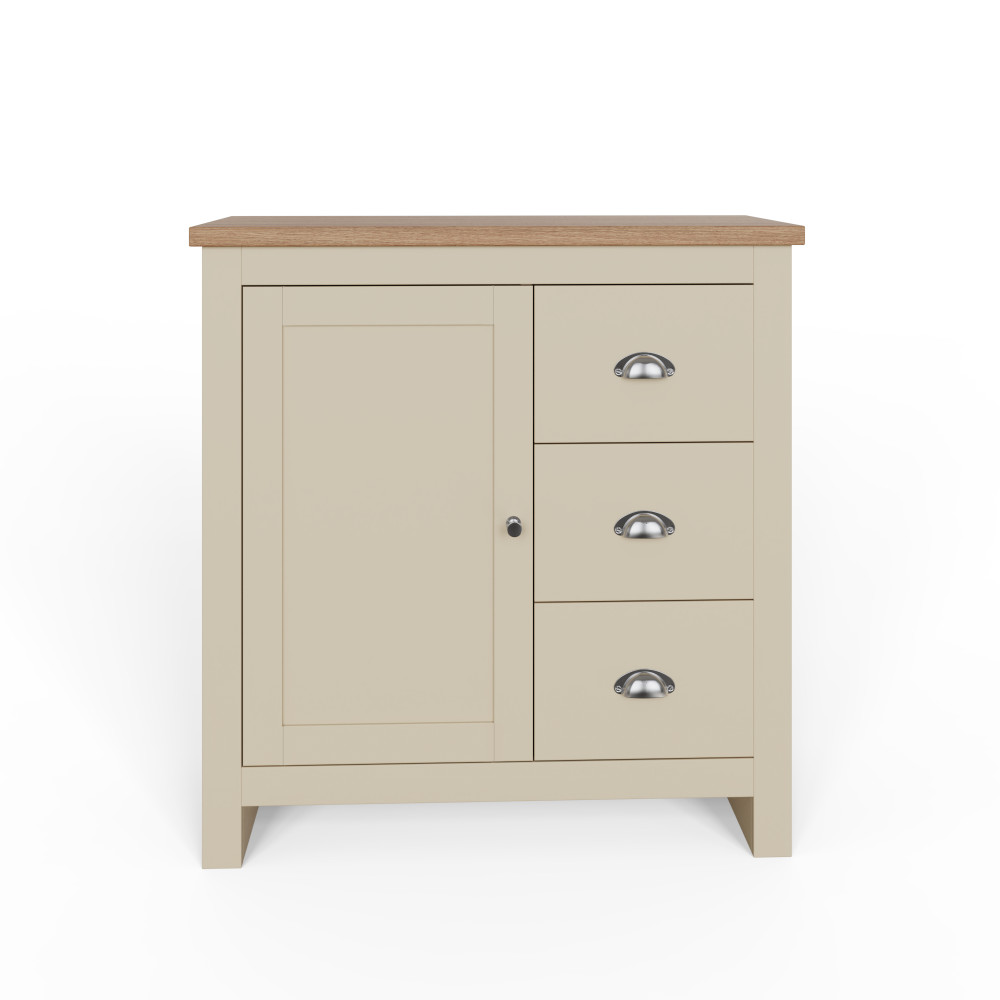 Fife Cream 1 Door Multi Unit with Drawers