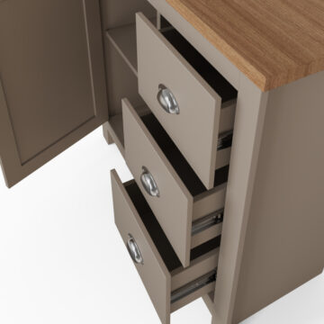 Fife Grey 1 Door Multi Unit with Drawers