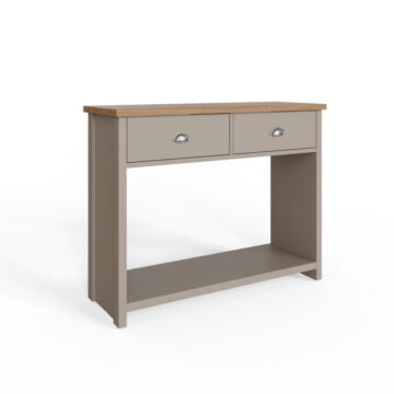 Fife Grey 2 Drawer Console Table