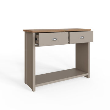 Fife Grey 2 Drawer Console Table