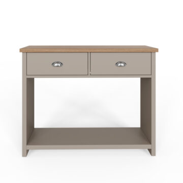 Fife Grey 2 Drawer Console Table