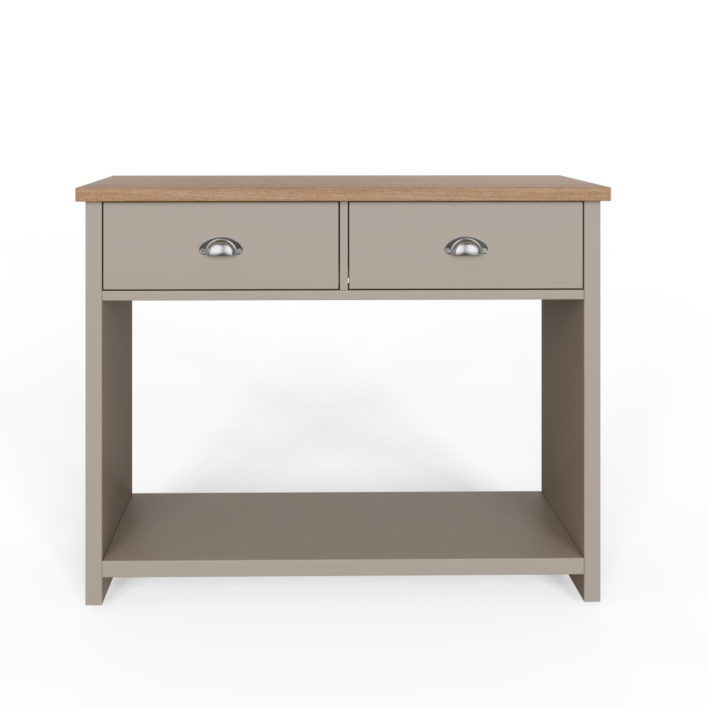 Fife Grey 2 Drawer Console Table
