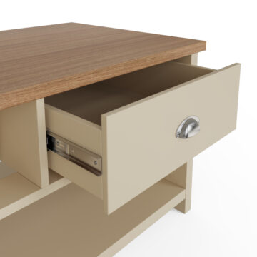 Fife Cream 2 Drawer Coffee Table | Cream | Clearance