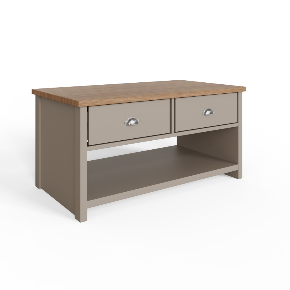 Fife Grey 2 Drawer Coffee Table