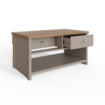 Fife Grey 2 Drawer Coffee Table