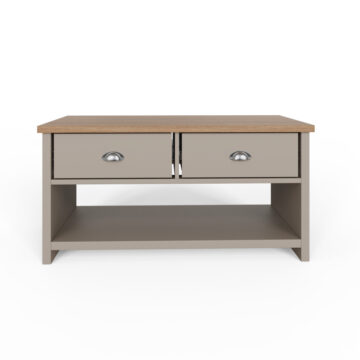 Fife Grey 2 Drawer Coffee Table