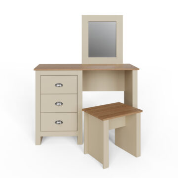 Fife Cream 3 Drawer Dressing Table Set