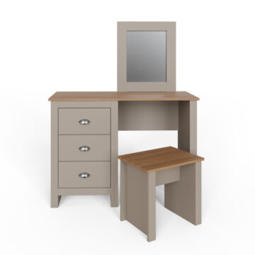 Fife Grey 3 Drawer Dressing Table Set