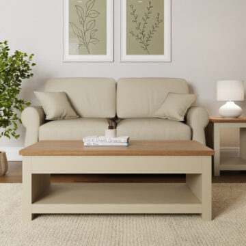 Fife Cream Lift Up Coffee Table