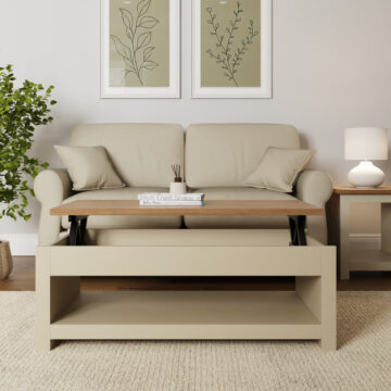 Fife Cream Lift Up Coffee Table