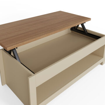 Fife Cream Lift Up Coffee Table