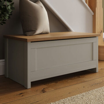 Fife Grey Blanket Box