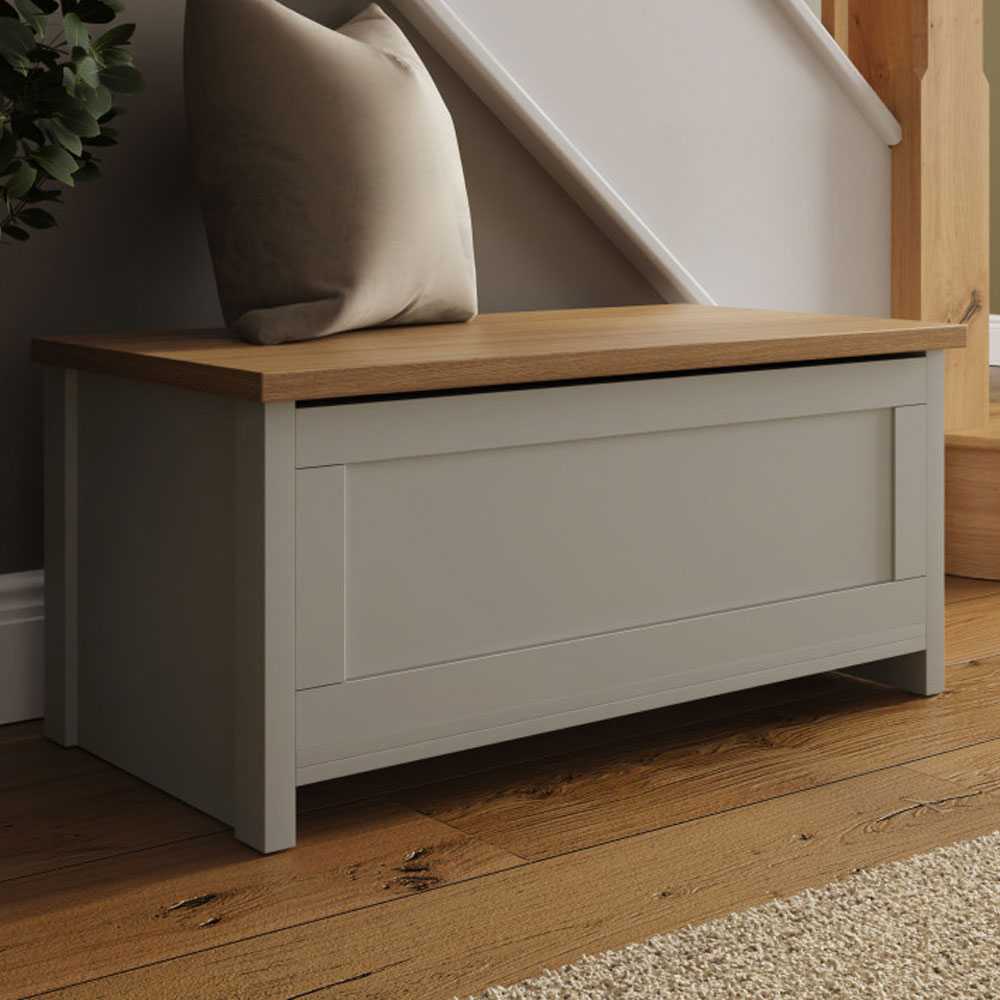 Fife Grey Blanket Box