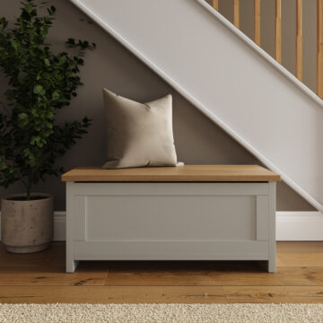 Fife Grey Blanket Box