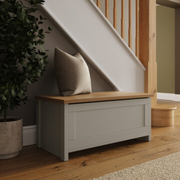 Fife Grey Blanket Box