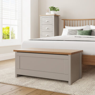 Fife Grey Blanket Box