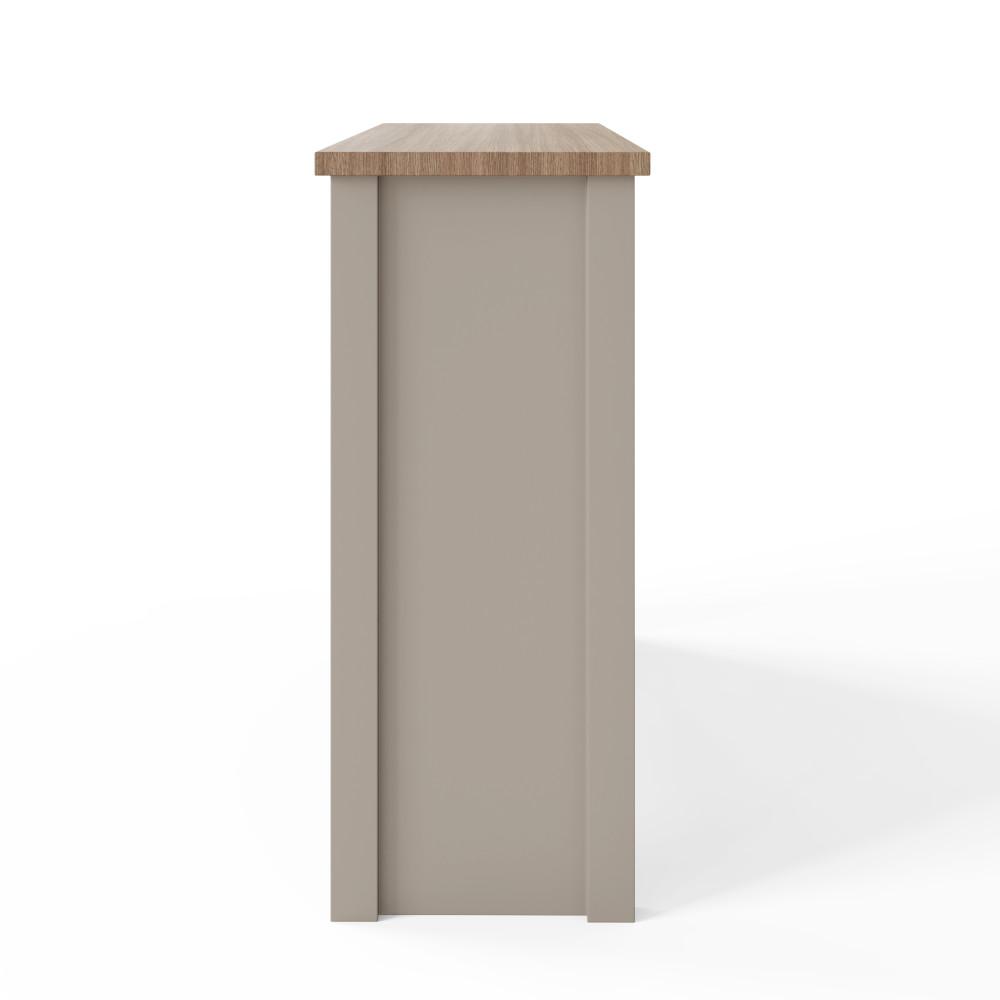 Fife Grey 2 Door Compact Sideboard with Drawers