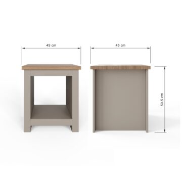 Fife Grey Side Table